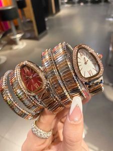 Nowa klasyczna kolekcja w stylu węża w stylu węża Kobieta zegarek Economy Projektant Luksusowy projektant Watches Kwarc Ruch Opcjonalny zegarek Brak pudełka