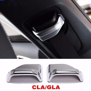 Safety Belt Decoration Sequins Cover Trim 2pcs for Mercedes Benz CLA C117 GLA X156 2014-16 B class Car accessories272C