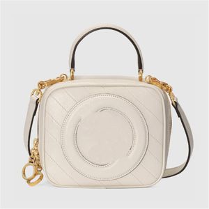 Bolsa feminina pequena com alça superior Blondie Bolsa tiracolo de designer feminina Bolsa de ombro de luxo Bolsas de ombro clássicas Bolsas de mão quadradas casuais G