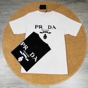 Mens Casual Print Creative T Shirt Oddychający Tshirt Slim Fit Crew Szyja Krótki rękaw męski koszulki Czarne białe męskie koszulki9imr