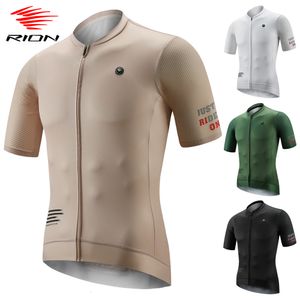 Bisiklet gömlekleri rion jersey erkekler mtb motocross bisiklet giysileri yol tişört bisiklet sürüş jumper triatlon offroad yaz cepleri 230728