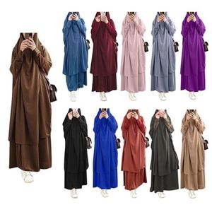 エスニック服eidフード付きイスラム教徒の女性ヒジャーブドレス祈りの祈りの衣服ジルバブアバヤ