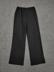 Nuovo t-oteme Pantaloni casual semplici da donna 2 Pantaloni a gamba dritta con lacci a vita alta con coulisse a vita alta