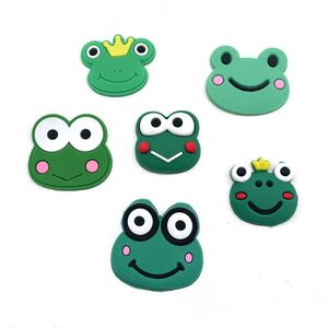 Ayakkabı Parçaları Aksesuarları Pvc Frog Charm Dekorasyon Toka Jibitz Clog Charms Düğmeler Pimleri Damla Teslimat Serisi Rastgele