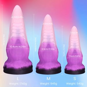 Dildos/Dongs 10 cm super enorm dildo bläckfisk tentaklar anal plugg för kvinnor män silikon stor rumpa plugg för avancerad spelare anal plugg big 230728