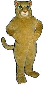 High quality COUGAR Mascot Costume Cartoon Fancy Dress fast shipping Adult Size