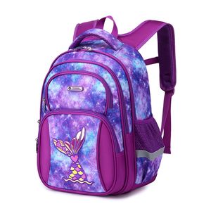 School Bags Girls Backpack Primary Mermaid Grade 1 6 Students orthopedic Waterproof Schoolbag Book Bag mochila infantil 230729