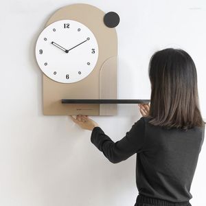 Relógios de parede Clássico Relógio de Quarto Quartzo Mecanismo Redondo Minimalista Moderno Sala de Estar Reloj Acessórios para Casa
