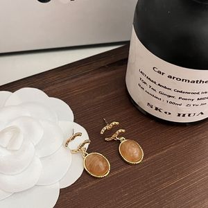 Charmörhängen Designer Drop Earring Gold Plated Travel Love Gifts Dingle 2023 Design Charm för kvinnor Högkvalitativa rostfritt stålörhängen Inga blekna smycken