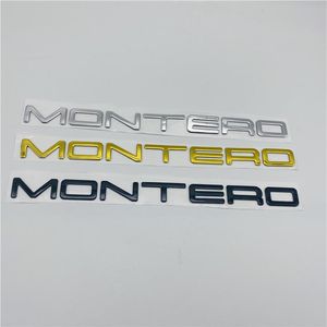 Car Accessories For Mitsubishi Montero Rear Trunk Tailgate Emblem Side Door Fender Logo Words Nameplate Decal168A