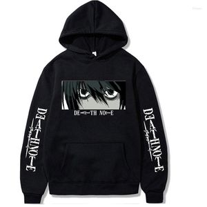 Erkek Hoodies Anime D-Death Notlar Hoodie Sakiller Üstler Uzun Kollu Moda UNISEX GİBİ KAYBE