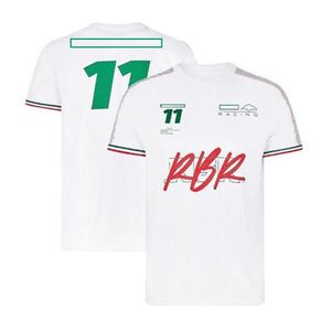 Polo da uomo T-shirt da squadra F1 Tuta da gara di Formula 1 Abbigliamento da tifoso da uomo T-shirt estiva a maniche corte ad asciugatura rapida Può essere personalizzabile 42rs