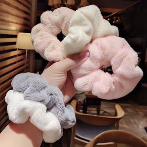 Scrunchies per capelli Morbida corda per capelli in velluto Scrunchies per capelli in raso per ragazze Elastici per capelli in seta per donna 2310