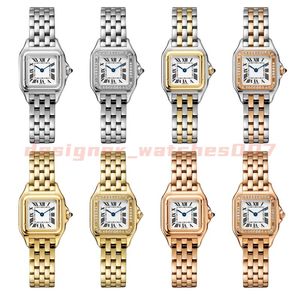2023 Designer Watch Lady Watches Men and Women Quartz Watch Diamond 316 Stains Steel Sapphire Crystal Square Arvwatch Waterproof Water Resistant Presents