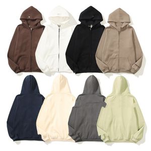 Ess hoodies erkek fermuarlı hoodie tasarımcısı hoodies kadın fermuarlı kapüşon moda trend arkadaşları kapüşonlu siyah ve beyaz gri baskı mektup üst rüya kapşon