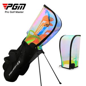 Golf Bags PGM Golf Bag Rain Cover Waterproof Hood Lightweight Club Transparent Colorful Raincoat Supplies Bags Protector QB072 230728