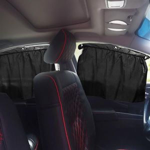 Interior Decorations Car Window Cover Protection Sun Shade Sided Auto Sunshade Suction Cups Curtain Anti-UV Drape Valance Privacy 324Q