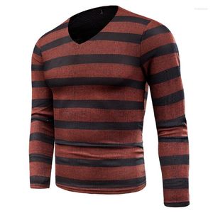 Maglioni da uomo Autunno Inverno Maglione di alta qualità Moda Casual Pullover lavorato a maglia Camicia a maniche lunghe da uomo elastica