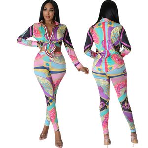 Luxury Womens Tracksuits Women Hoodies trouse Sexy Casual Solid Long Sleeve Jackets and Pants Top Leisure Two Piece Set Outfits Clothing Mujer