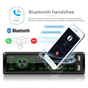 Bluetooth Car Radio MP3プレーヤー1 DIN IN DASH 12VオーディオステレオFM AUX USB WMA239B