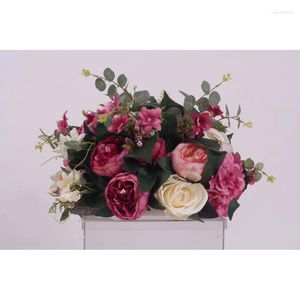 Kwiaty dekoracyjne sztuczny stół o sztucznym kulcie kuli kwiatowej