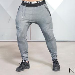 Mens Jeans Spring Autumn Casual Stretch Muscle Fitness Elastic midje Stripe Way Hip Hop Joggers Harem Trousers Leg Cargo Pants 230729