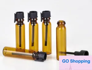 BOTTLES ESSENTIAL OIL Bottle Perfume Bottles high quanlity Refillable Amber 1ML ROLL ON fragrance PERFUME GLASS Wholesale