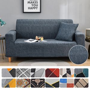 Stolomslag Geometriska soffaomslag för vardagsrummet Modern Elastic Soffa Cover Corner SOFA Slipcovers Fåtölj Couch Cover 1234Seat 1pc 230728