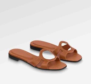 Sandálias de design de luxo sandália feminina Isola Flat Mule Mules slide sapatos de praia ao ar livre flip flop dedo aberto couro genuíno com caixa de marca 35-42