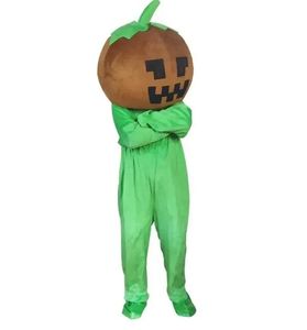 Pumpa Mascot Costumes för vuxenstorlek Kostymer Cartoon Character Outfit Suit Xmas Outdoor Party Outfit Adult Size Promotional Advertising Clothings