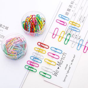 Colorful Paper Clips 28mm 33mm Durable and Rustproof Coated Small and Medium Paper Clips Great for School, Office, Folders, Bookmarks, DIY Albums
