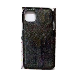 Apple iPhone 15 Pro Max 14 13 12 XR XS 8 7 Plus Samsung Galaxy S24 S23 S22 S21注20 Ultra Luxury PU Leather Back Cover Coque Fundas Blk Small Flower