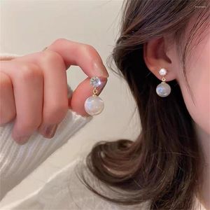 Studörhängen 2023 Classic Elegant Dingle for Women Kort stil Temperament Drop Girl Wedding Jewelry Accessories