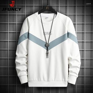Herren Hoodies JFUNCY Übergroße Sweatshirts Kleidung Herbst Mann Streetwear Koreanische Mode Crewneck Langarm Männliche Pullover Tops