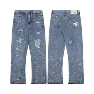 2022ss Unwashed Selvedge Mens Raw Denim Jeans High Quality Indigo Small Quantity Whole Japanese Style Cotton Japan RED D270Z