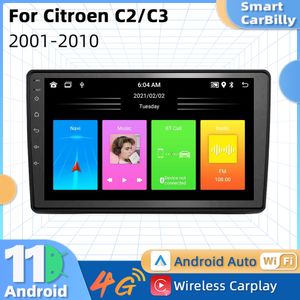 CAR DVD Radio Multimedia dla Citroen C2 C3 2001-2010 2 DIN Android Stereo GPS Player Player Head Unit Autoradio BT Wifi