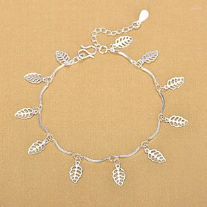 Ссылка браслетов модные кисточки для листового бревна для женских девушек Элегантная свадебная вечеринка на день рождения SL687