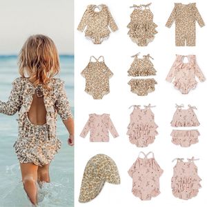 Clothing Sets Brand Baby Girls Swimming Suit Wear Flower Children Kawaii BC Mr TAO Clothes Kids SwimWears Sister Brother Matching 18M9T 230728