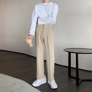 Pantaloni da uomo 2023 Work Baggy Homme Casual Stile classico Pantaloni larghi dritti alla moda maschile Estate e primavera