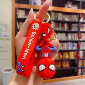 Mode Blogger Designer Jewelr American Anime Character Keychain Soft PVC Pendant Mobiltelefon Nyckelringar Lanyards Keyrings Wholesale YS224