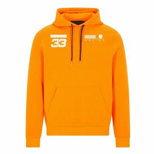 Fórmula 1 terno de corrida primavera e outono jaqueta quente à prova de vento fã roupas culturais o mesmo suéter com capuz personalizado da equipe F1257P