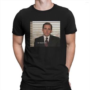 T-shirts pour hommes Tv Show Est TShirt pour hommes The Office I Am Dead Inside Michael ScoRound Neck Basic Shirt Personnaliser les vêtements cadeaux