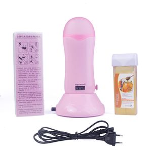 Epilator Epilatory Waxing Kit Electric Wax Warmer Rolling Depilatory Heater Machine For Hair Removal Paraffin with Honey Scent 230728
