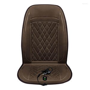 Car Seat Covers Heating Cover Auto Cushion Pad With Fast For 12V Cars Flannel Non-Slip Bottom Fits Most