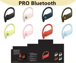 Power Pro Bluetooth Earphones Wireless Headsets Sport Ear Hook Hifi Earbuds With Charger Box Power Display