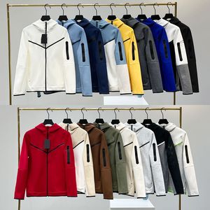 Giacche da uomo in pile da uomo Designer con cappuccio con cappuccio da donna Tech Women Zip Up Jackets Spring e Autumn's Men's Osterwear Coats