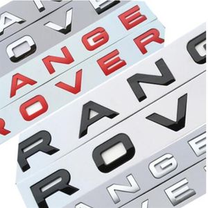 Car Styling Trunk Logo Emblem Badge Sticker Cover för Range Rover Sport Evoque2389