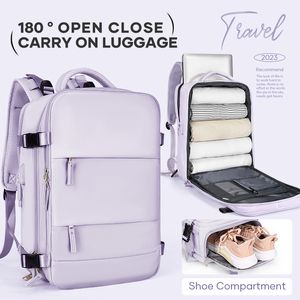 Torby szkolne podróżują plecak dla kobiet, prowadzą plecak TSA Laptop Packpack Flight Flight Zatwierdzony torba pielęgniarki casual Daypack dla Weekender 230728