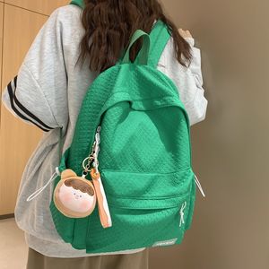 School Bags JOYPESSIE Fashion Girl Backpack Cute Waterproof Bookbag Teenagers Mochila Kawaii Schoolbag Black Rucksack Women Shoulder Bag 230728