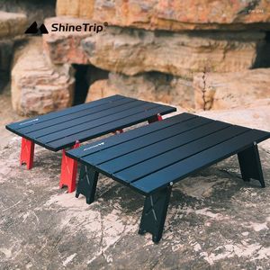 Camp Furniture Shinetrip Camping Mini Portable Foldbar Table For Outdoor Picnic Barbecue Tours Tabellery Ultra Light Folding Computer Bed